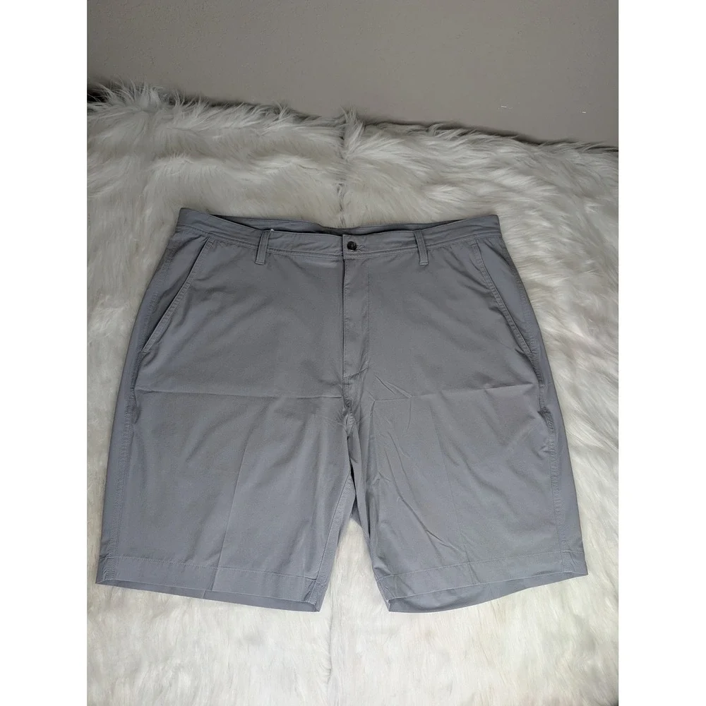 FootJoy Golf Shorts Men 40 Gray Performance Stretch Flat Front Activewear